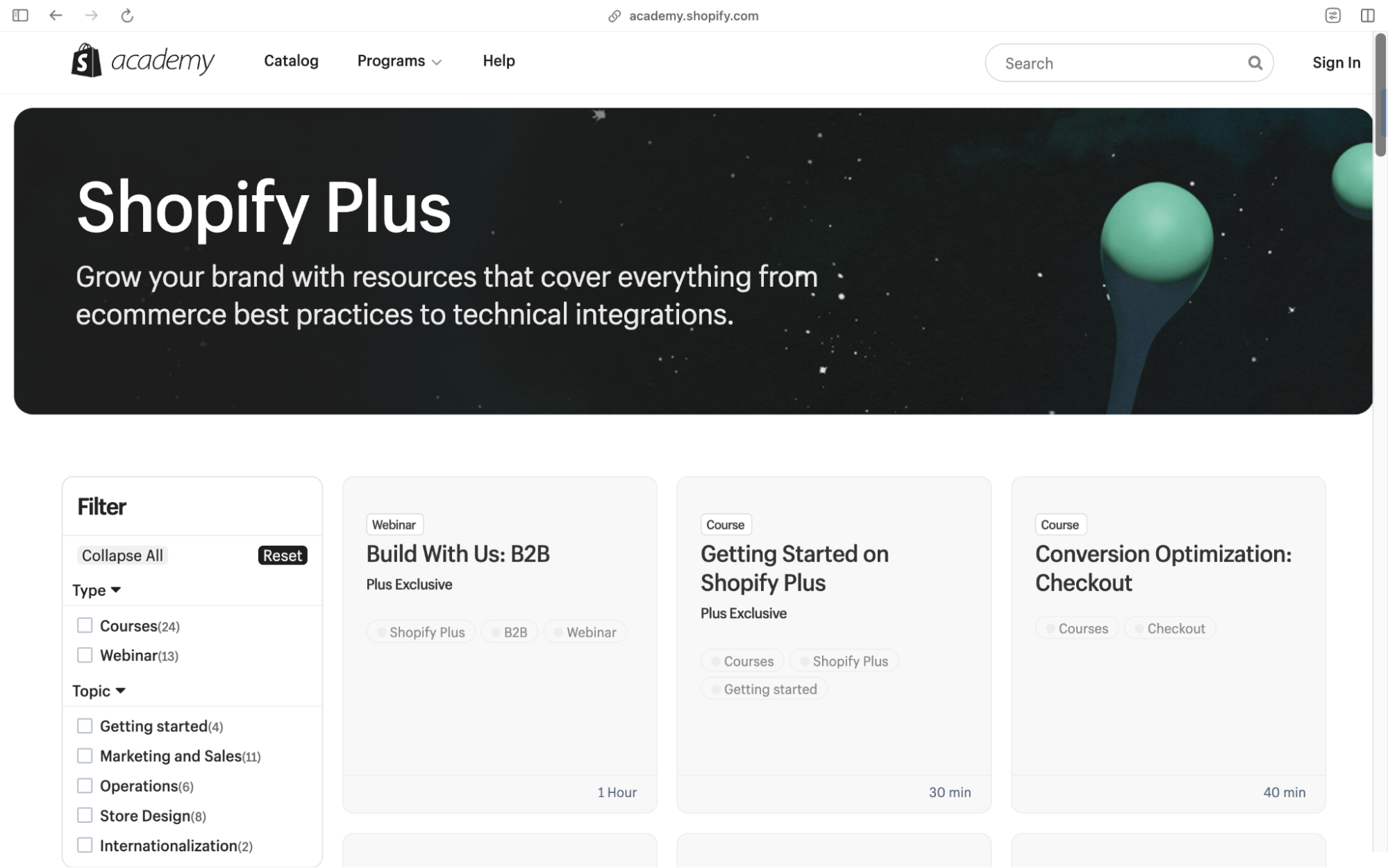 Shopify Plus Academy