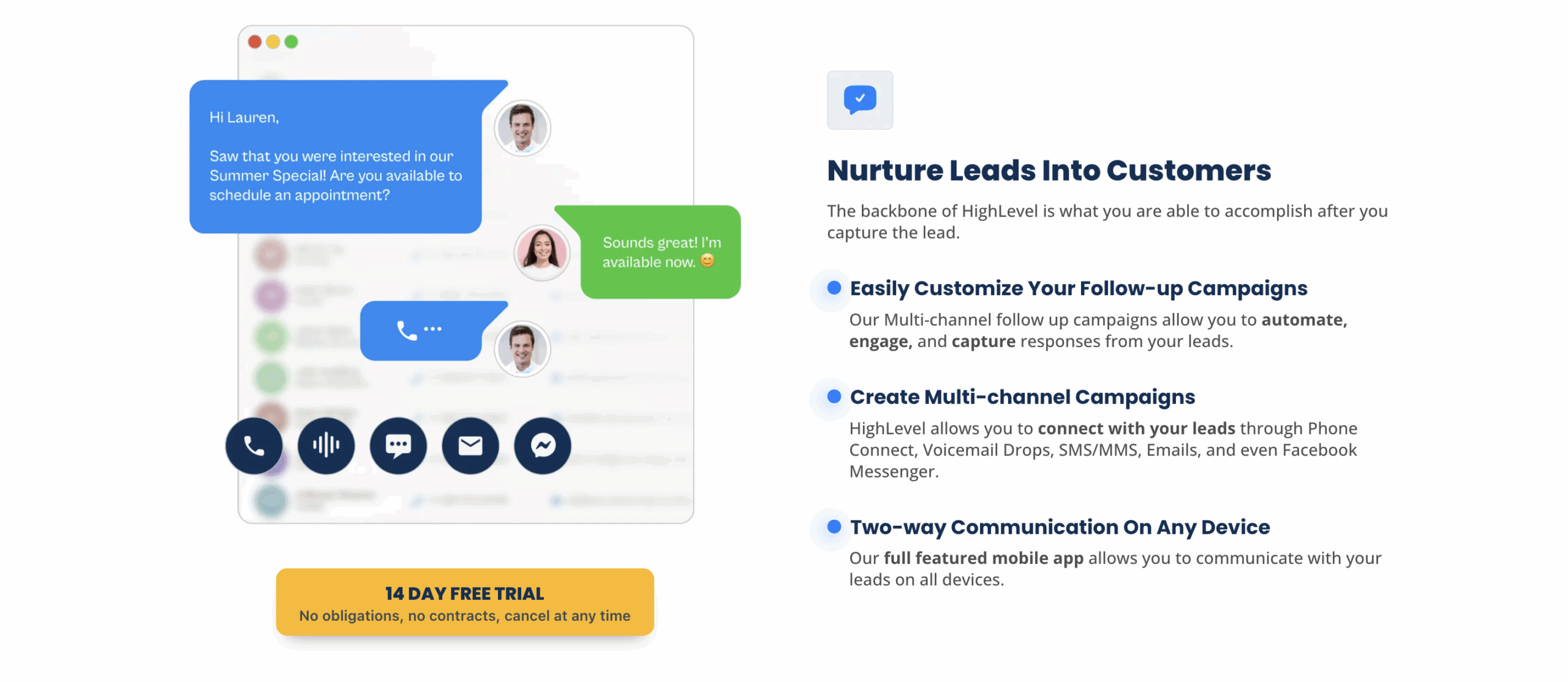 Landing page gohighlevel