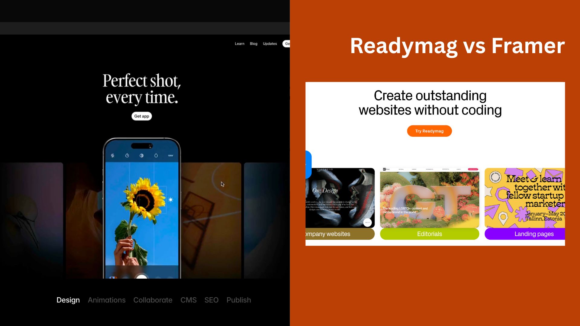 Readymag vs framer