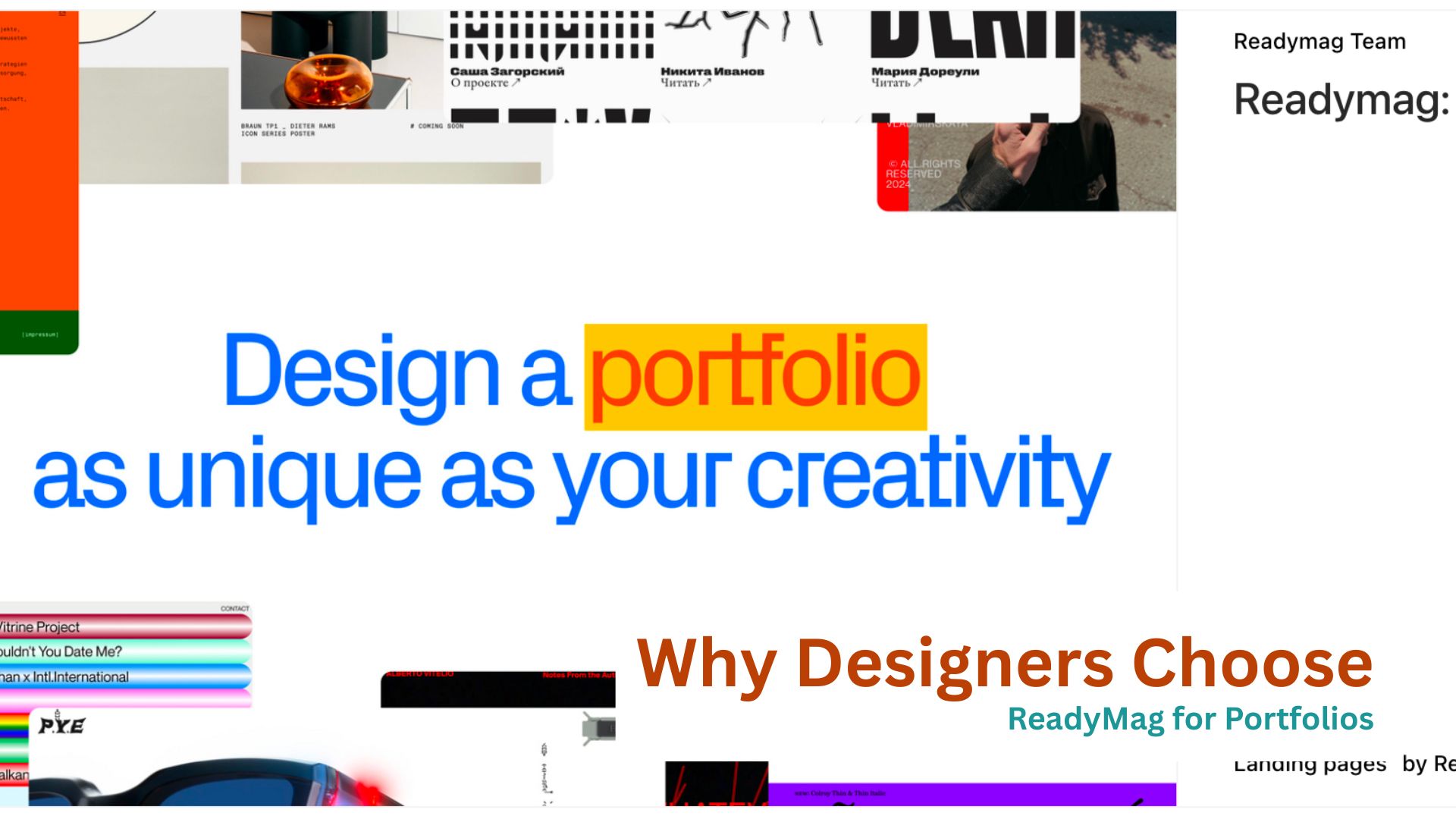 Why Designers choose Readymag